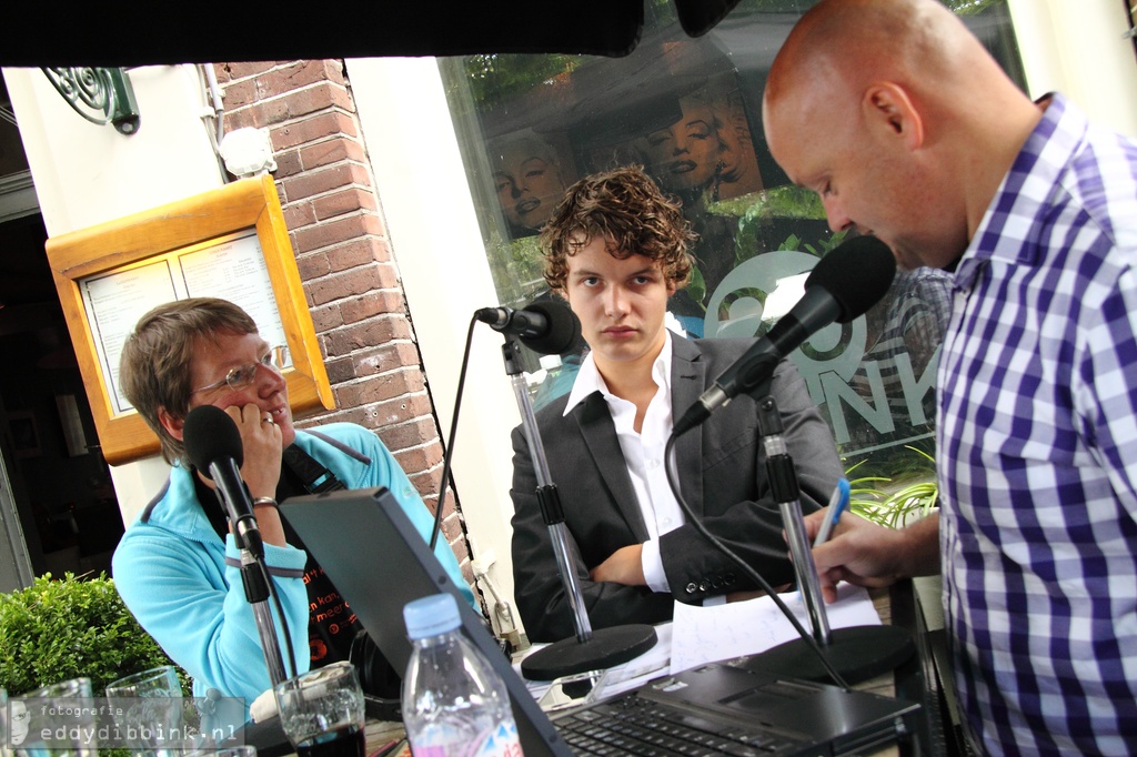 2011-08-07 DeventerRTV - live op de Boekenmarkt, Deventer 020